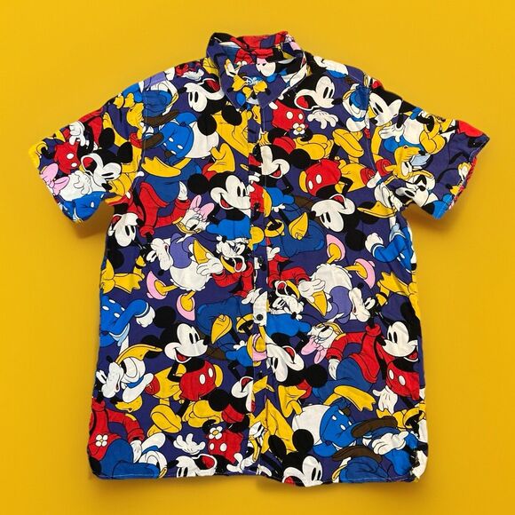 Disney The Sensational Six Tie-Front Girls Woven Button-Up Size XL - Picture 1 of 8